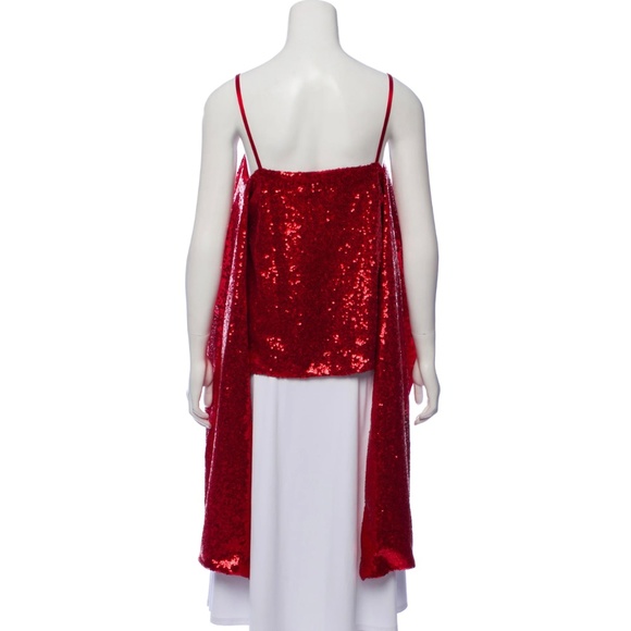 PRABAL GURUNG Off-The-Shoulder Sequin Top - Picture 3 of 6